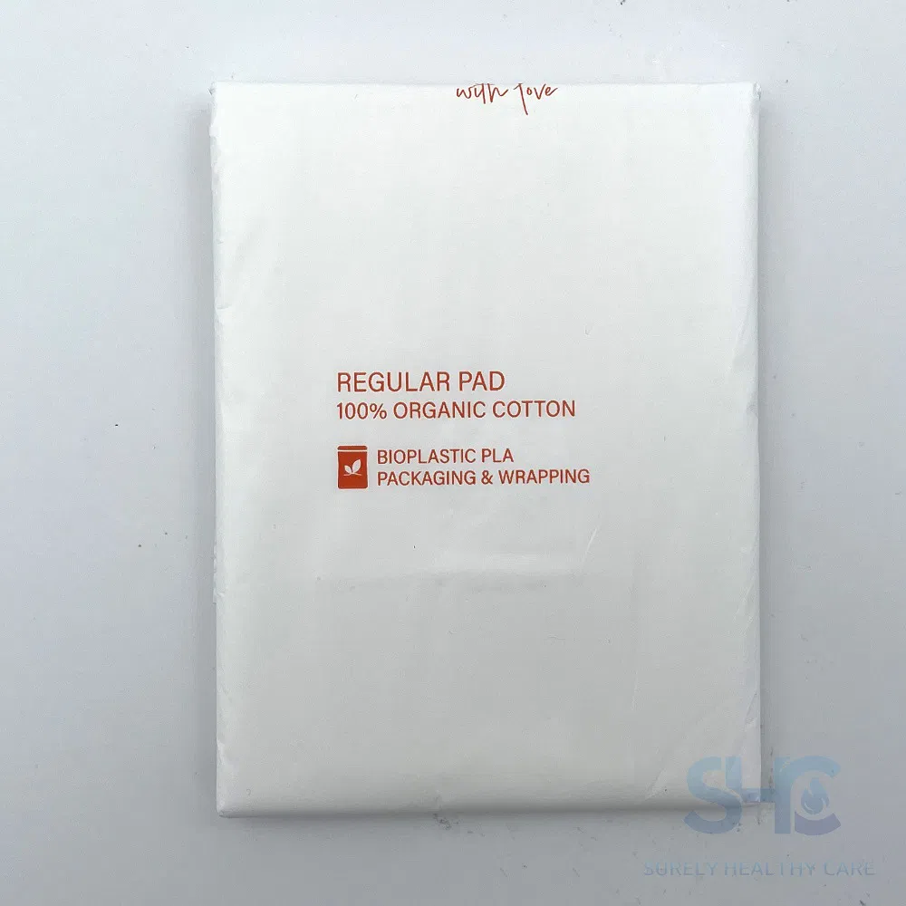OEM Disposable Organic Cotton Feminine Sanitary Napkins Pads Super Absorbent Menstrual Napkins