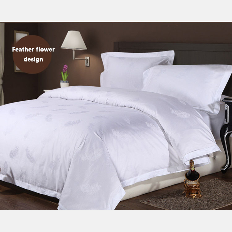 2024 New Linen Cotton Single Duvet Cover Full Satin Jacquard Duvet Cover for Hottel