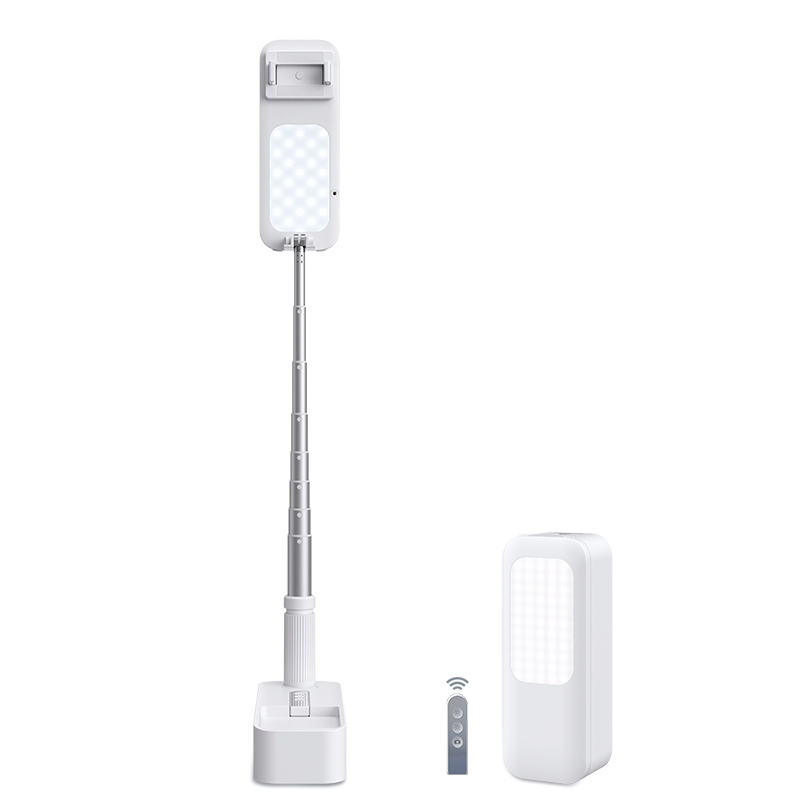 Монопод для селфи с двумя держателями и беспроводной зарядкой