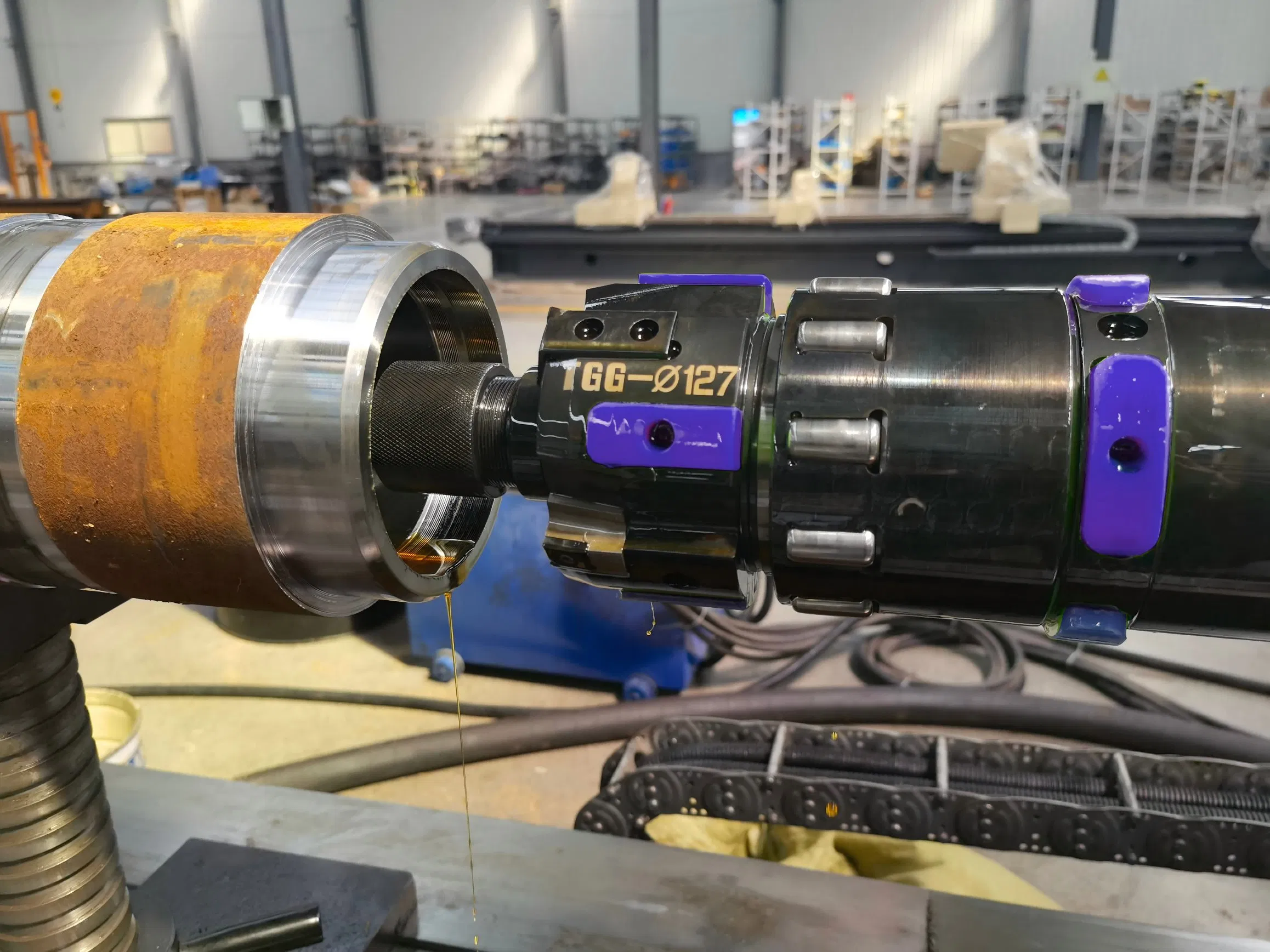 Industrial Hydraulic Scraping & Rolling Tool: Core for Deep Hole Precision Work