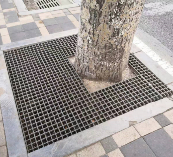 Factory Price Fiberglass FRP Drainge Grating for for Roof Solar Panel Walkways