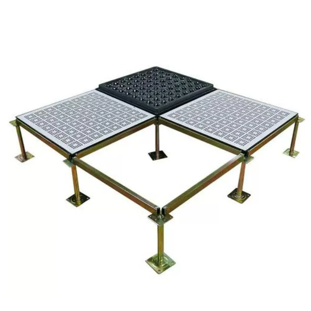 Перфорированная антистатическая панель для пола в серверных