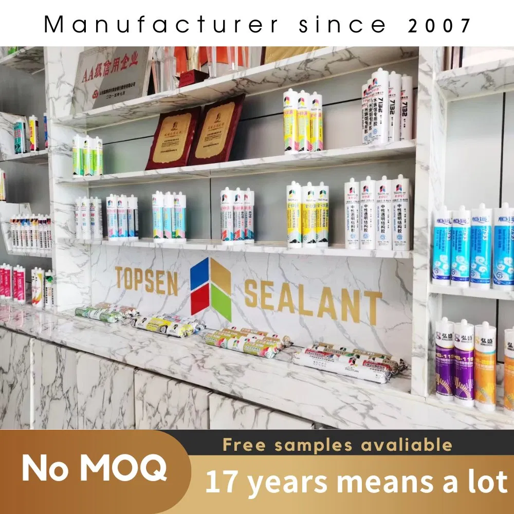 Fire Rated Door Heat Resistance Fireproof Silicon Sealant Metal Glue