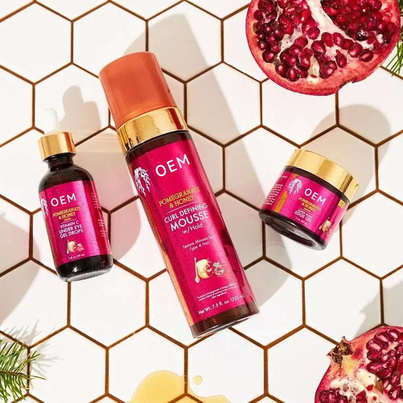 Wholesale Private Label Hair Care Set Organic Hair Strengthening Oil Rosemary Mint Shampoo and Conditioner