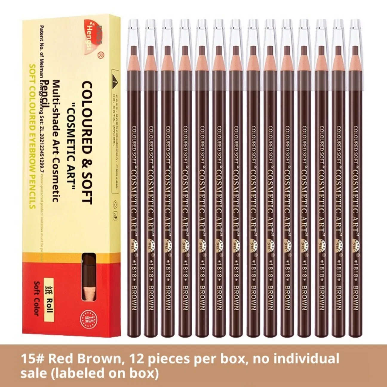 Waterproof Long Wearing Eyebrow Pencil with Buildable Color Formula