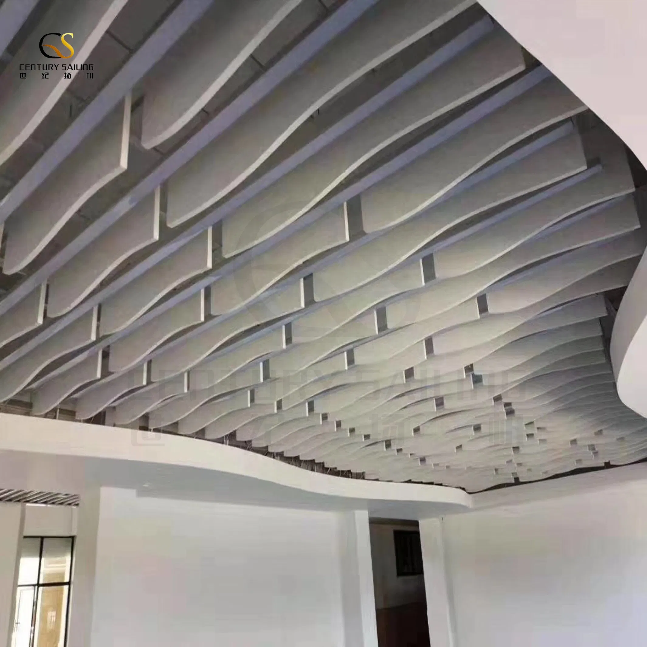 Eco-Friendly Sound Proofing Glass Wool Ceiling Tile Fiberglass Ceiling for Office
