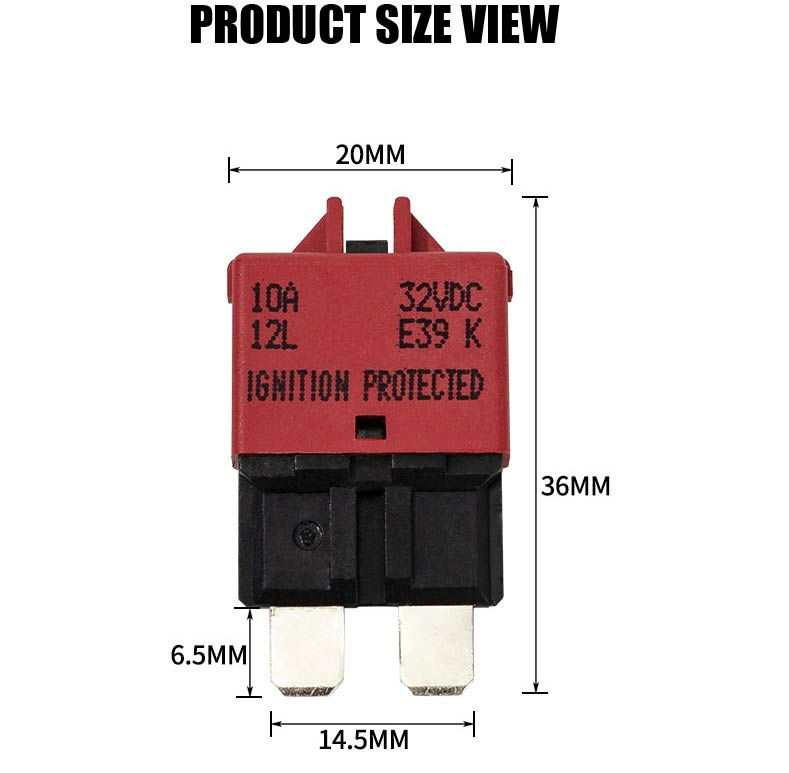 32V 30A Medium Resettable Automotive Fuse