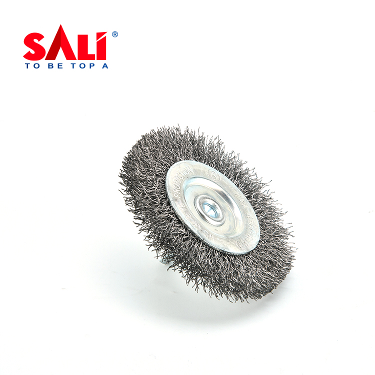Sali High Quality 4'' 100mm Steel Wire Wheel Brush with Shank
