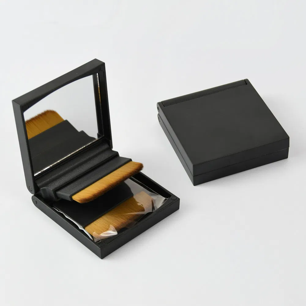 Cosmetic Box Makeup Tool Kit Foundation Brush Portable Travel Powder Concealer Brushes with Mirror