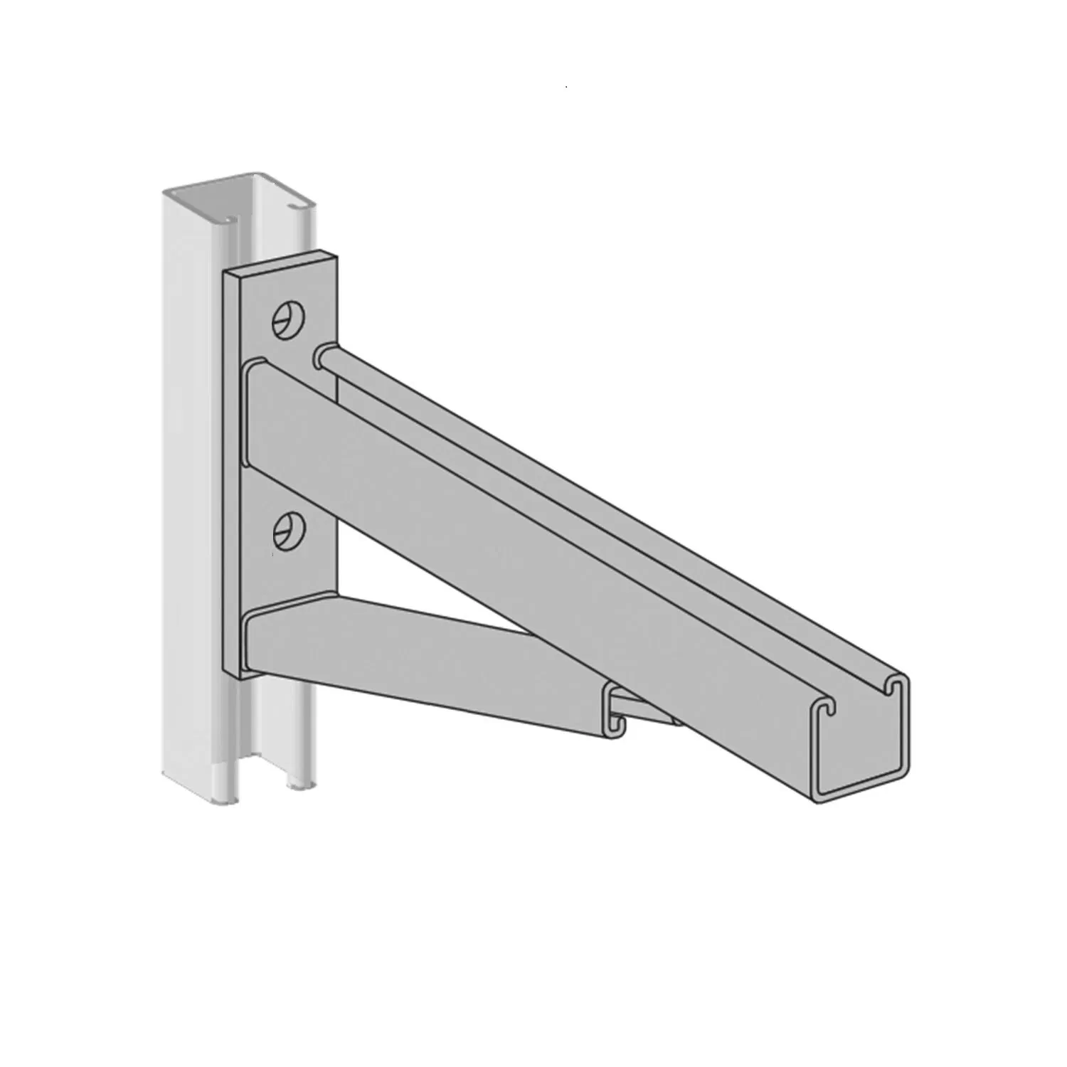 Cantilever Bracket Without Arm, Hot DIP Galvanized