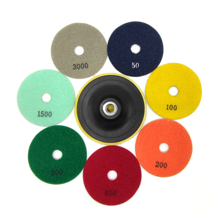 Marble Floor Cleaning Pad Wet Dry Diamond Polishing Pad for Floor Buffing