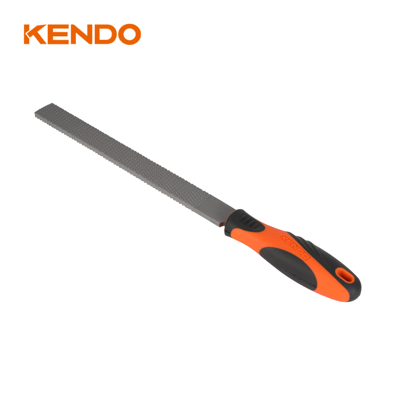 Напильник плоский Kendo, углеродистая сталь, 200 мм