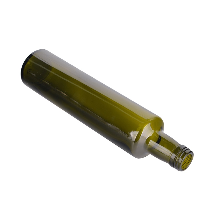 Wholesale Customization Dark Green Cooking Olive Oil Empty Glass Bottle