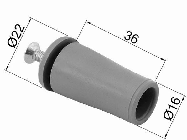 Brush Insert Plastic Stopper Locking Bolt