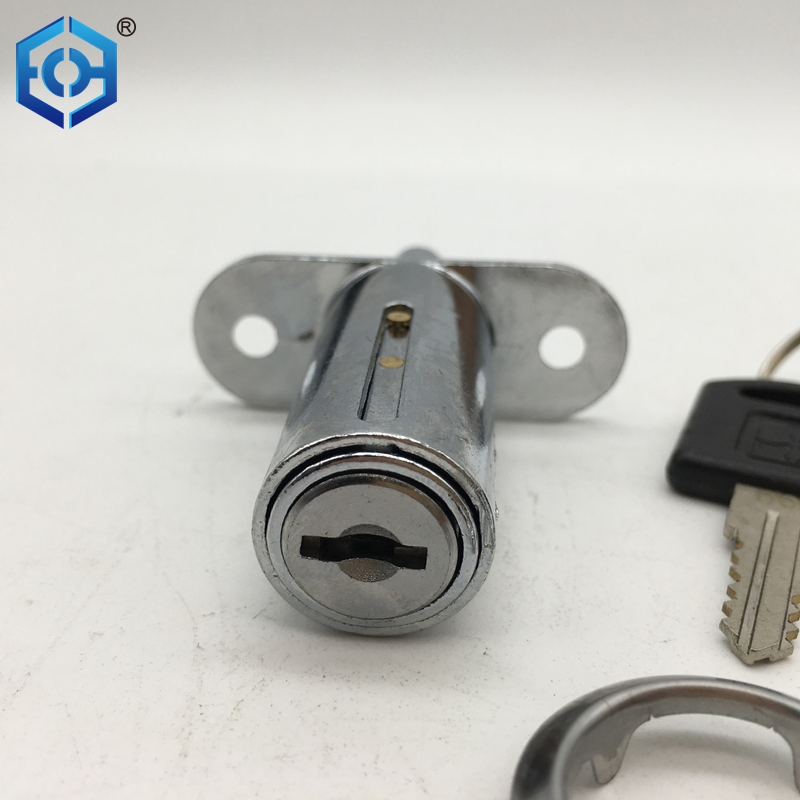 Wholesale Cabinet Wooden Door Flange Fixed Zinc Alloy Sliding Door Lock