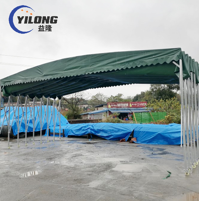 Waterproof Roofing Canvas Steel Frames Folding Outdoor Car Garage
