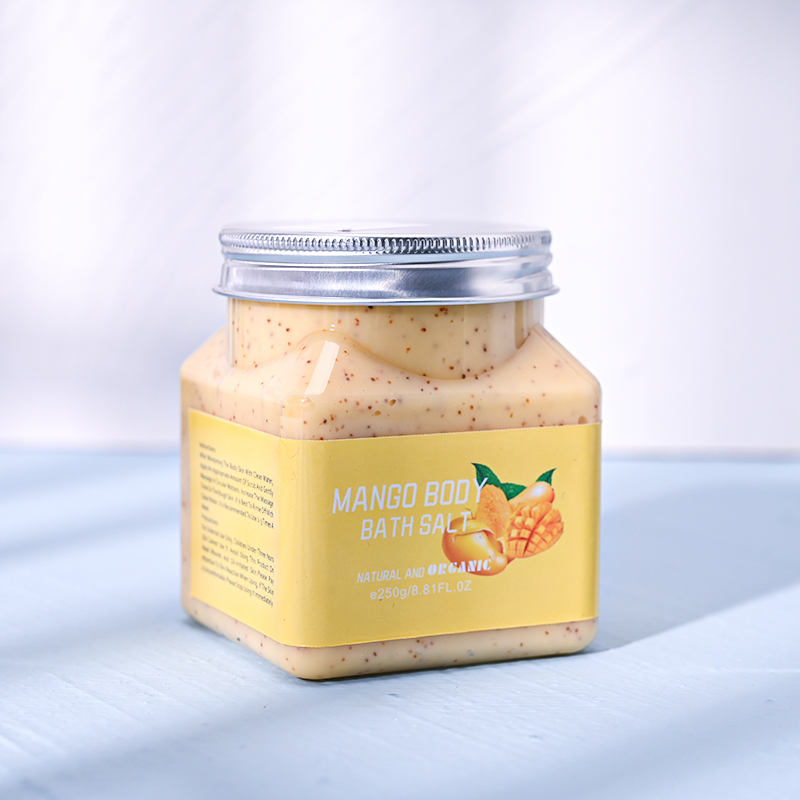 Beauty Cosmetics Skin Care Exfoliating Whitening Moisturizing Mango Face Body Scrub