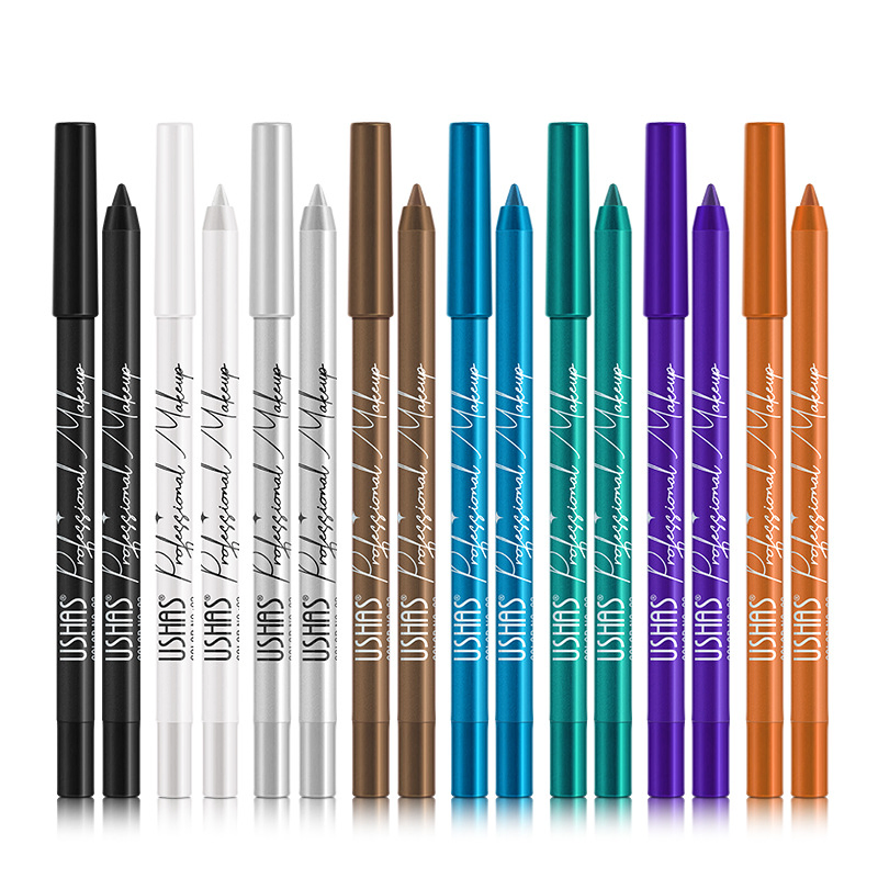 Ushas Bright Eyelash Pearl Flash Eyeliner Waterproof Lying Silkworm Pen 8 Color