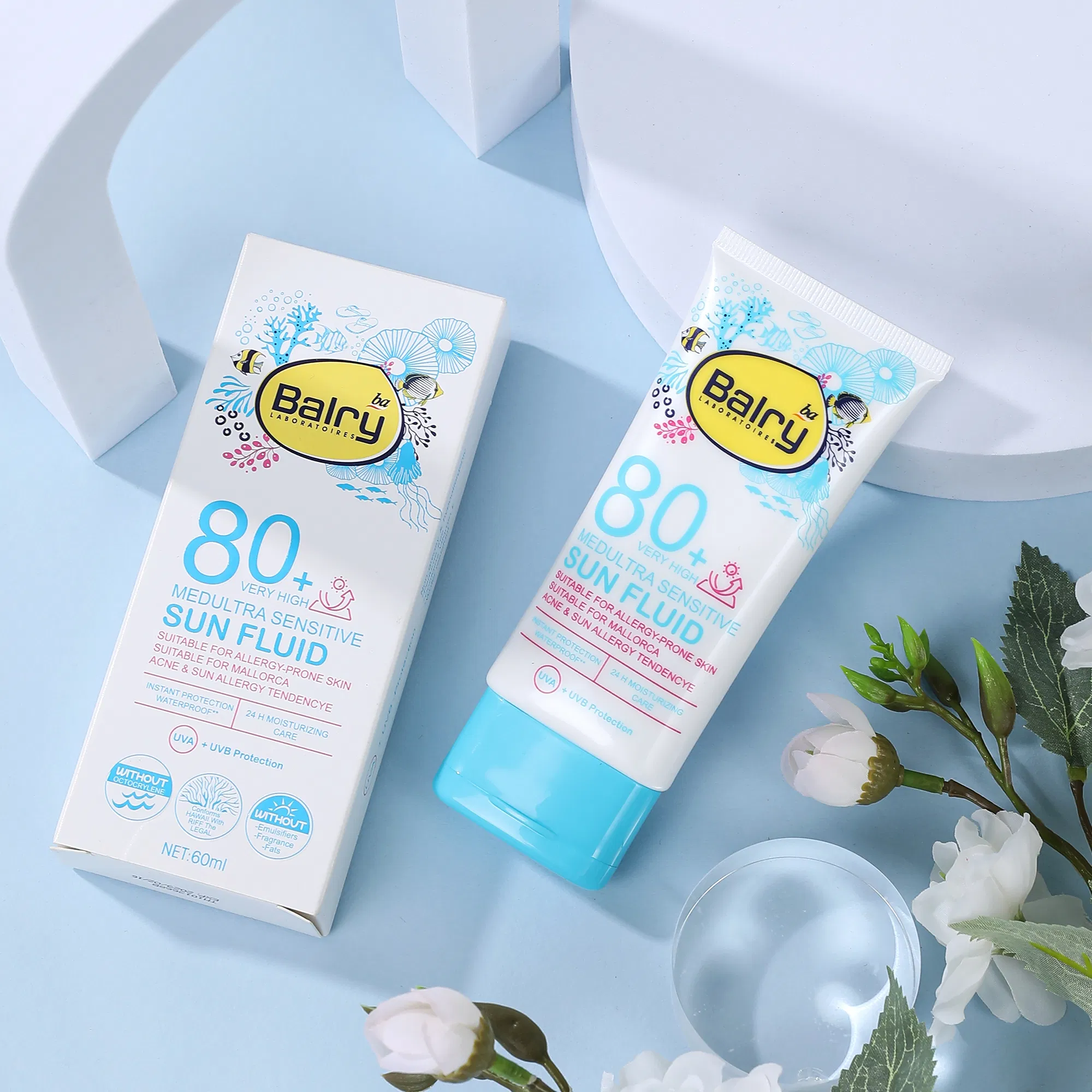 Gentle SPF 80 Sunscreen for Kids' Delicate Skin Protection