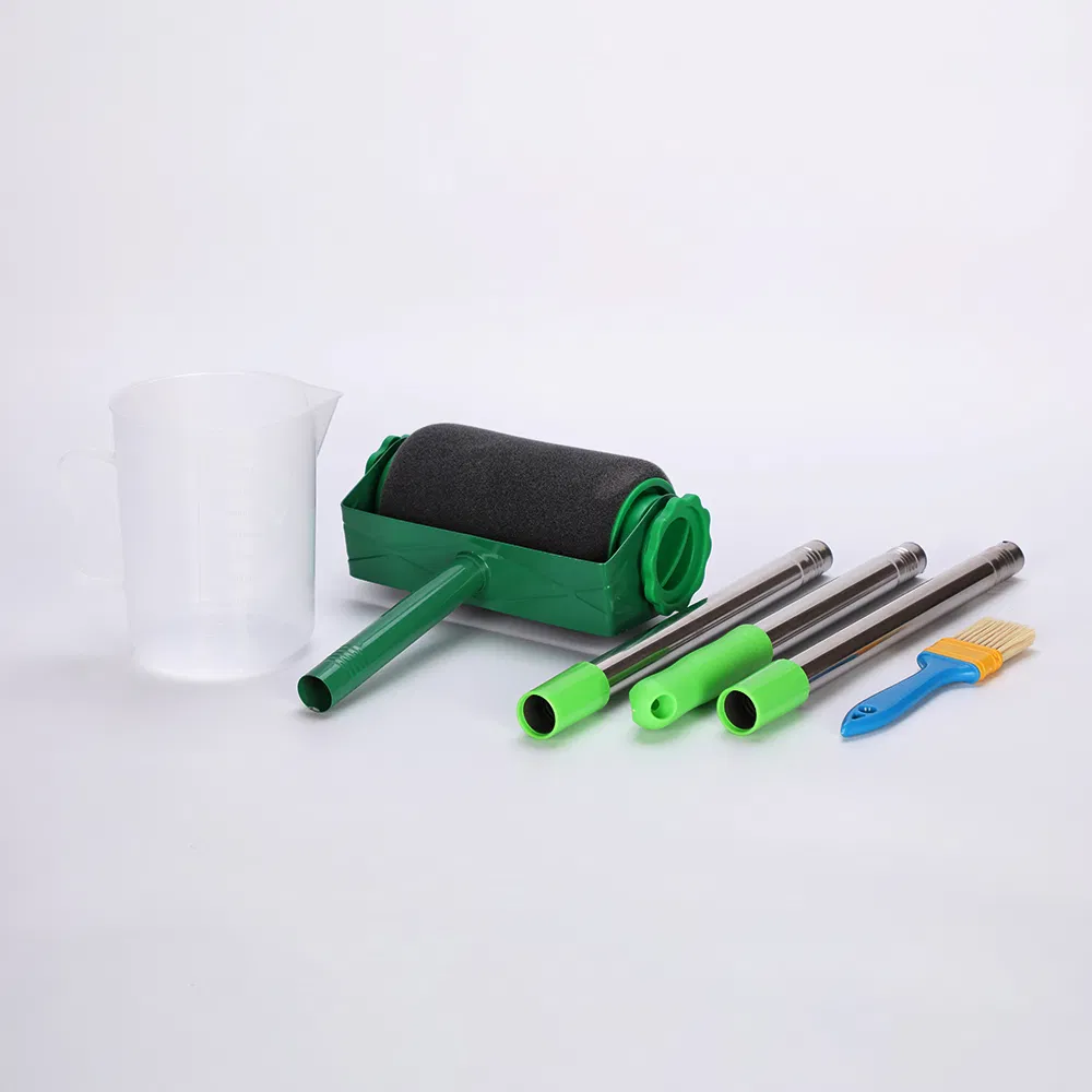 Adjustable Wall Roller Brush Latex Paint Mural Tool Telescopic Rod Brush Texture Roller Paint Painting Tool