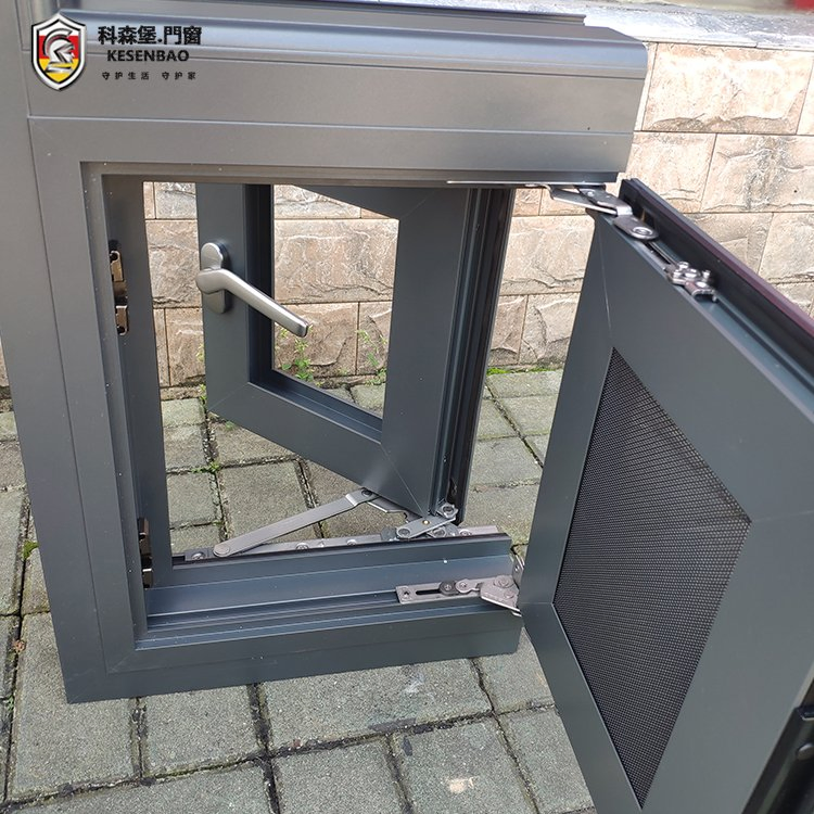 Kesenbao Thermal Break Aluminum Windows Double Glazing French Window Triple Glazed Casement House Windows