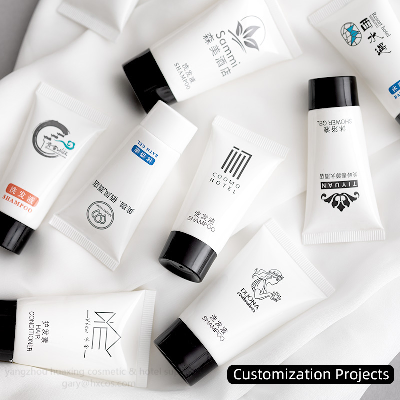 Elegant Hotel Shampoo with Personalized Design and Private Logo Options