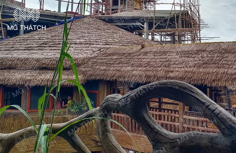 20 Years Lifespan Plastic Artificial Roof Nylon Polyamide Synthetic Thatch Roof Sheets