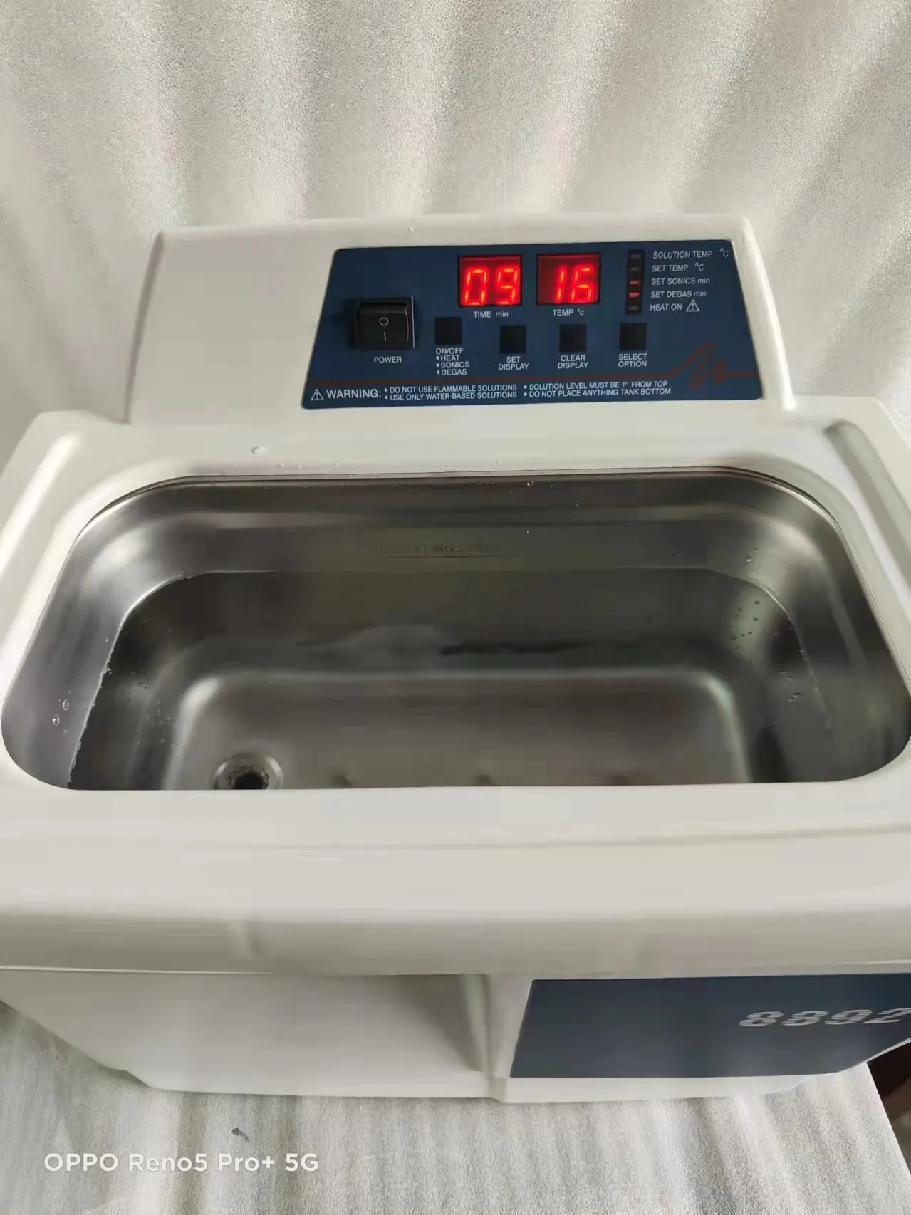 Tullker 30L 10L Ultrasonic Cleaner Power Adjust LCD Screen Bath Temperature Heat Set DPF Degreaser Washing Low Noise Laboratory Used