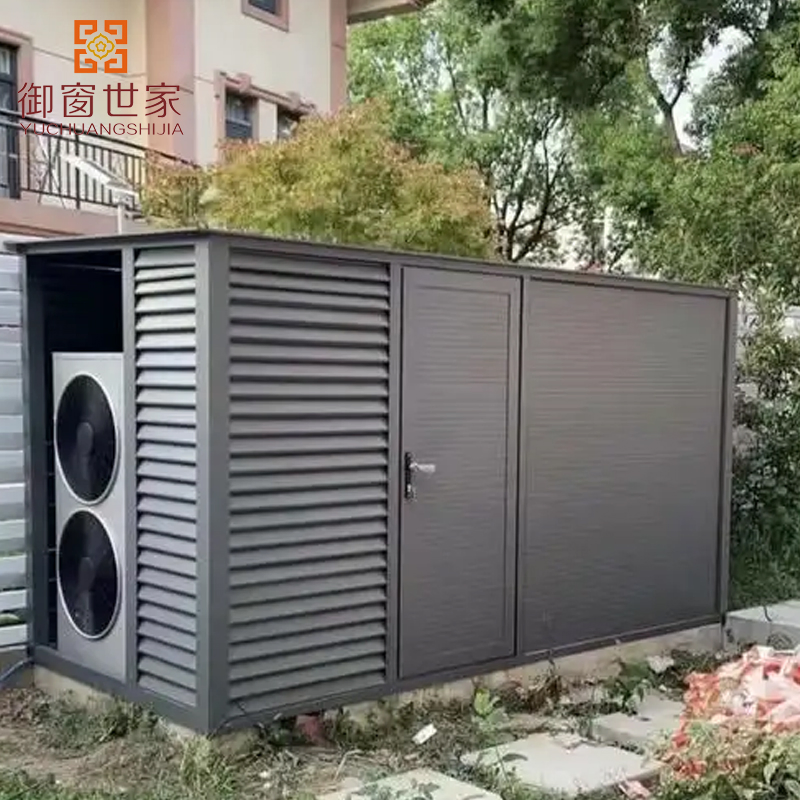 Aluminium Sun Louvers Architectural Window Panel Sunshade Door for Facade