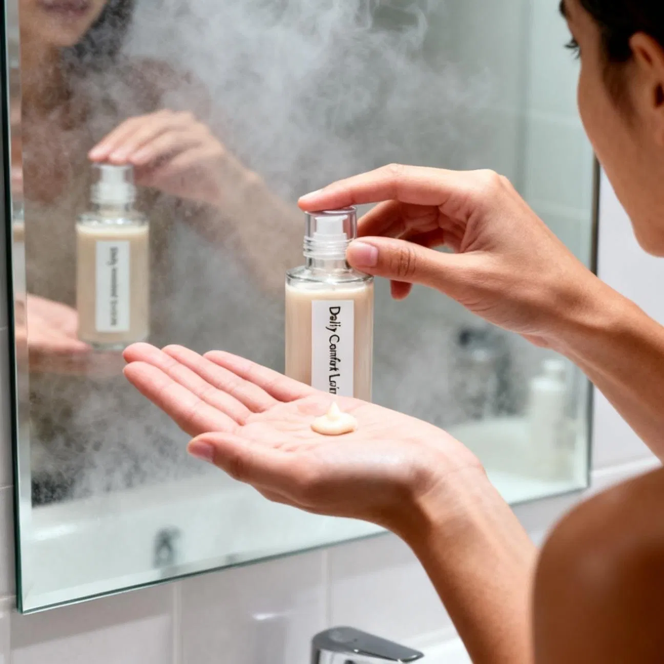 Protective Ceramide Np and Panthenol Climate Adapt Face Lotion for Extreme Weather and Humidity Changes