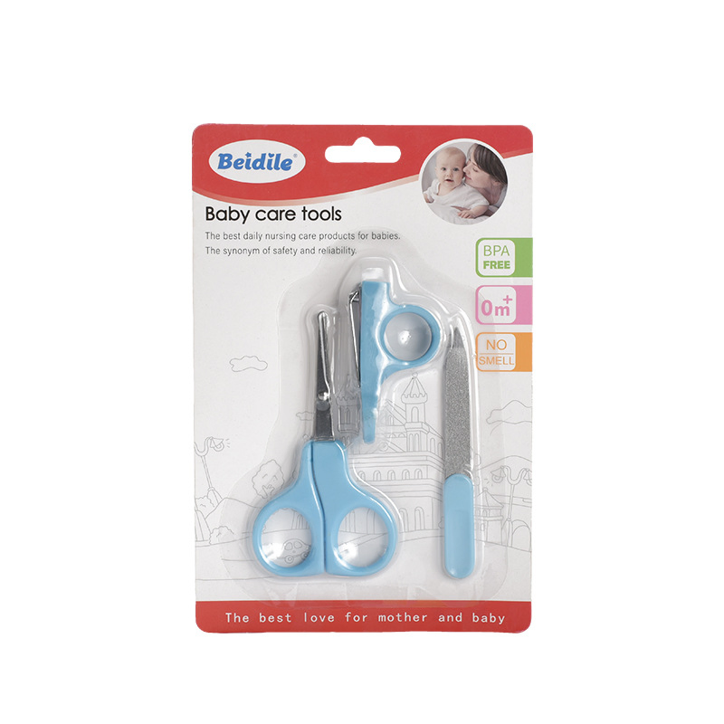 Premium Baby Nail Care Set: 3-in-1 Scissors, Clipper, and File