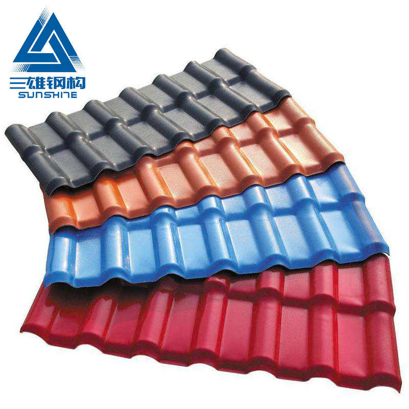 Synthetic Color Roofing Sheet Material Resin Roof Tile