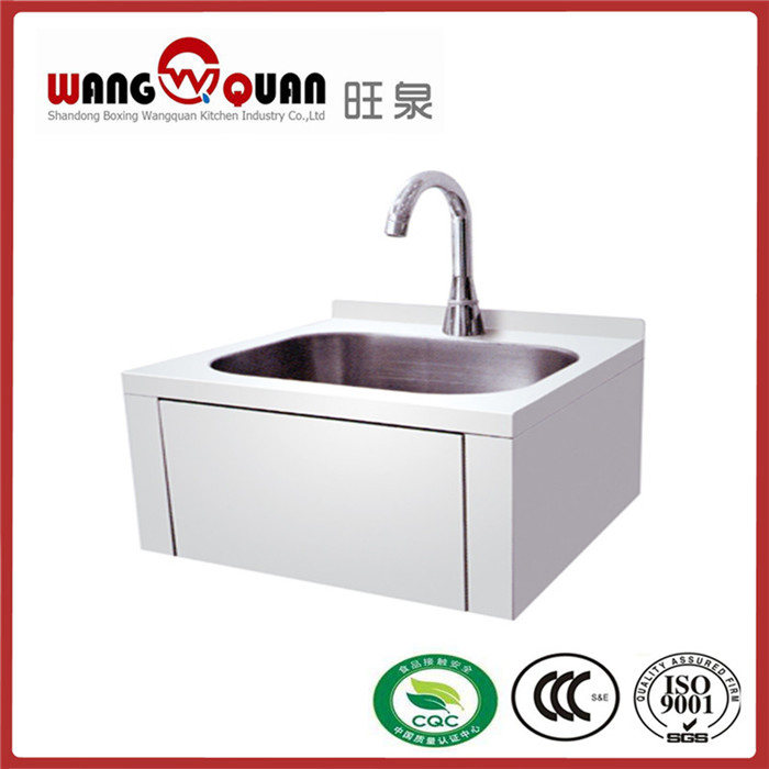 Double Kitchen Wash Basins with Middle Drainboard