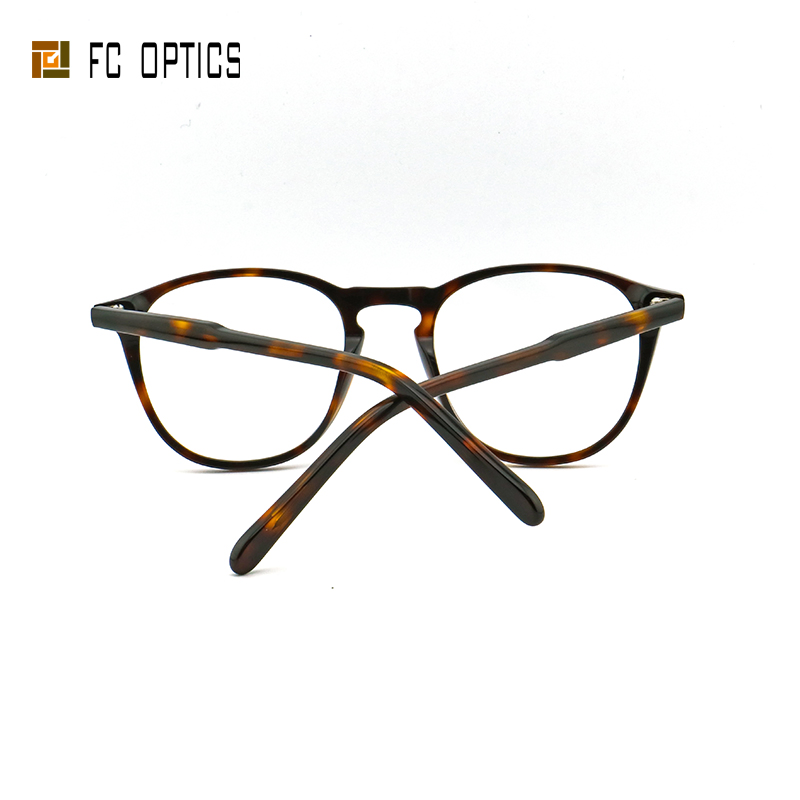 Quick Shipping No MOQ Ready Goods Stock Acetate Round Hinge Types of Eyewear Frame Eyeglass for Men Women