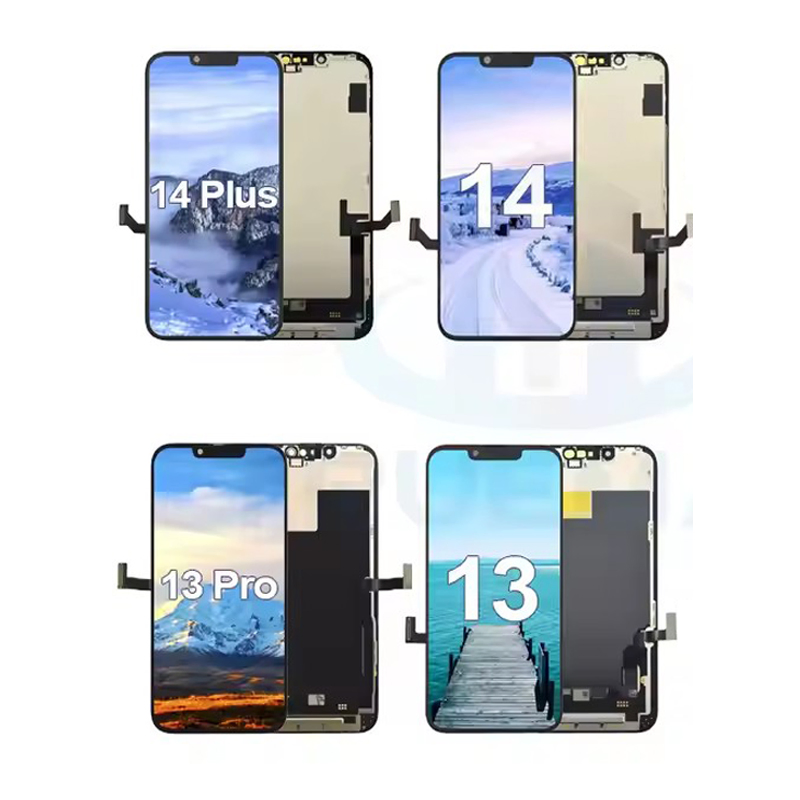 Gx Jk Yk Dd Rj Screen LCD FHD Incell TFT Soft OLED for Display Replacement for iPhone 16 15 14 13 12 11 PRO Max Plus X Xs Xr 8 7 6 Mini Factory Wholesale Price