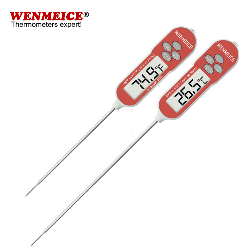 Instant Read Temperature Thermometers Smart BBQ Thermometer with Long Probe