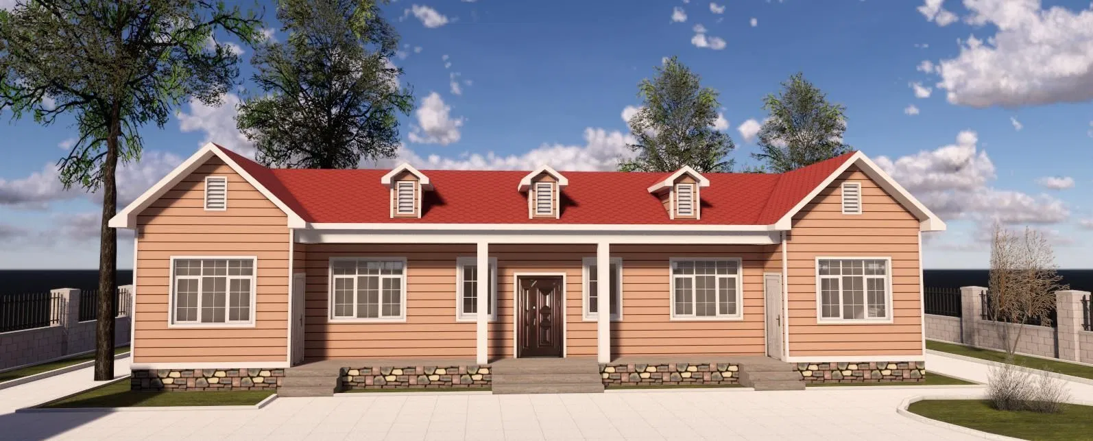Integrated Housing Movable Container House with Bathroom Toilet for Life Center-Family Living