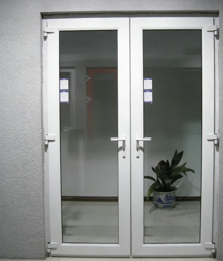 Exterior Conch UPVC Casement Door Weatherproof 20+ Years Service Life