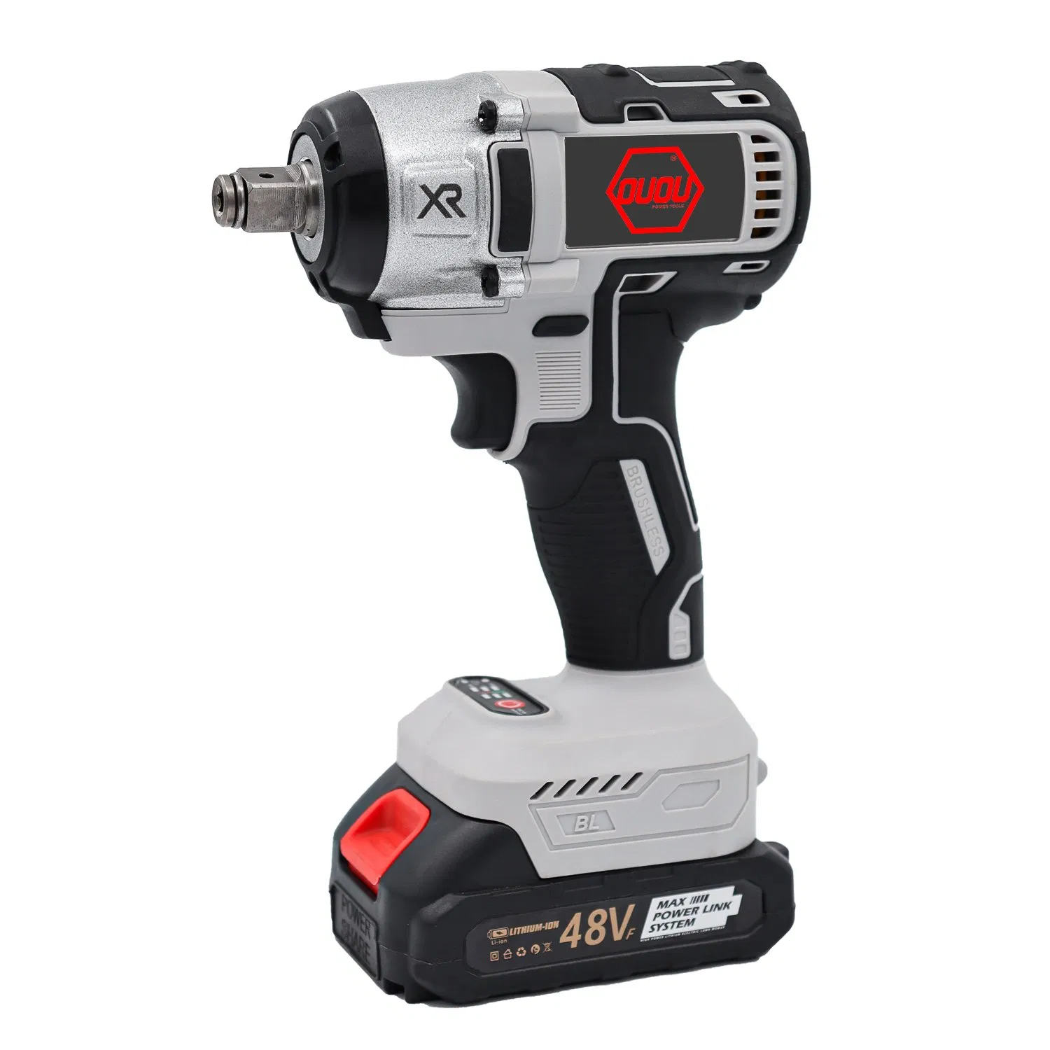 Ouou 350 N. M Adjustable Electric Torque Cordless Impact Wrench