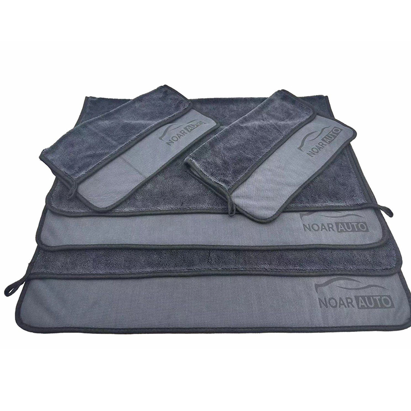 Wholesale Microfiber Twisted Loop Cleaning Cloth Drying Details Car Washing Towel