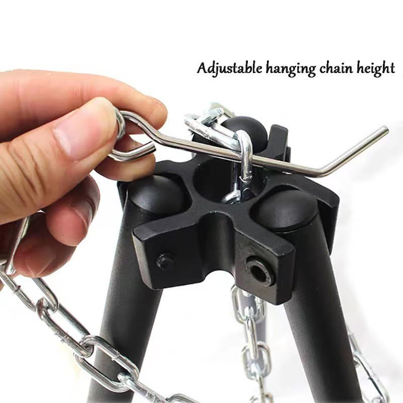 Tripod Hanging Pot Bracket Portable Firewood Burning Platform Campfire Holder Camping Cookware Hanging Bracket