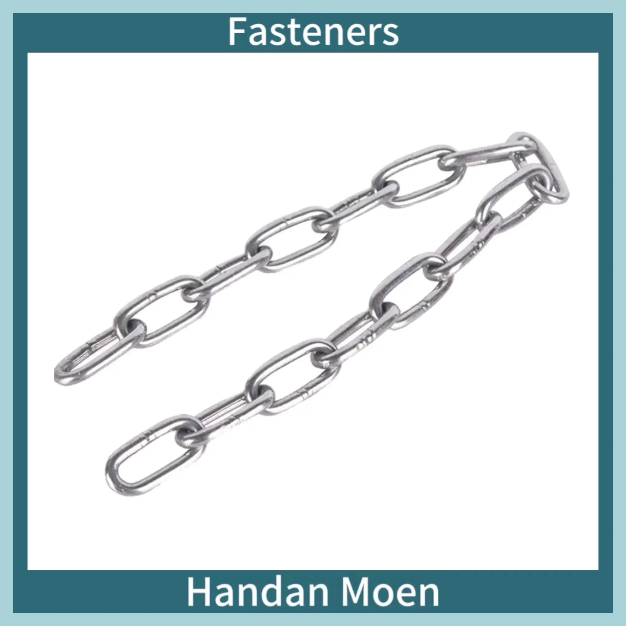 Carbon Steel DIN5685 Outdoor Swing Iron Chain Galvanized Chain Factory High Quality