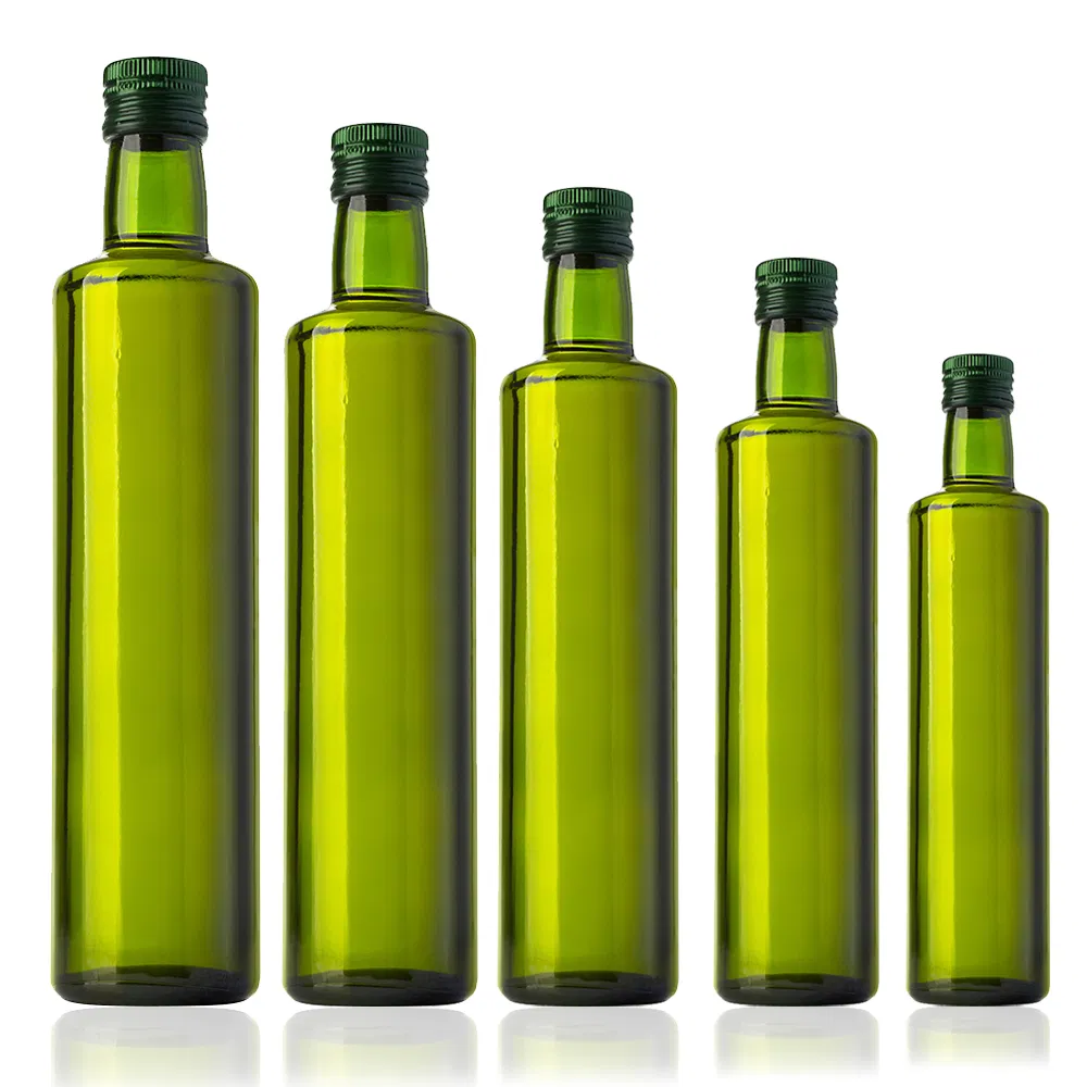 Food Grade 250ml 500ml 750ml 1L Square Glass Olive Oil Bottle
