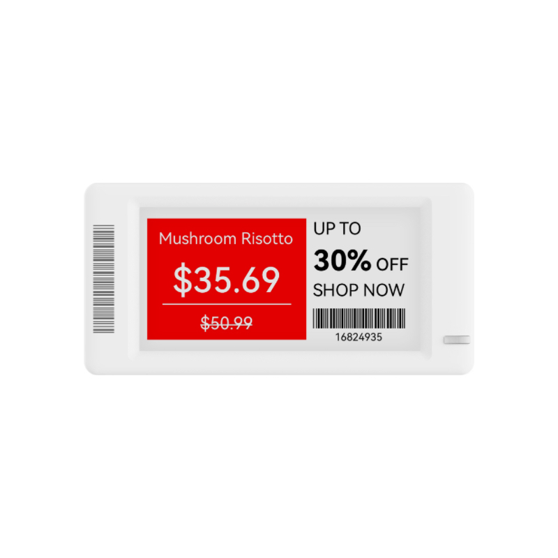 ESL 2.13-Inch Electronic Ink Screen Supermarket Electronic Shelf Digital Price Tag