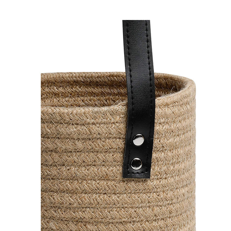 Factory Price Cotton Rope Hanging Basket Laundry Basket