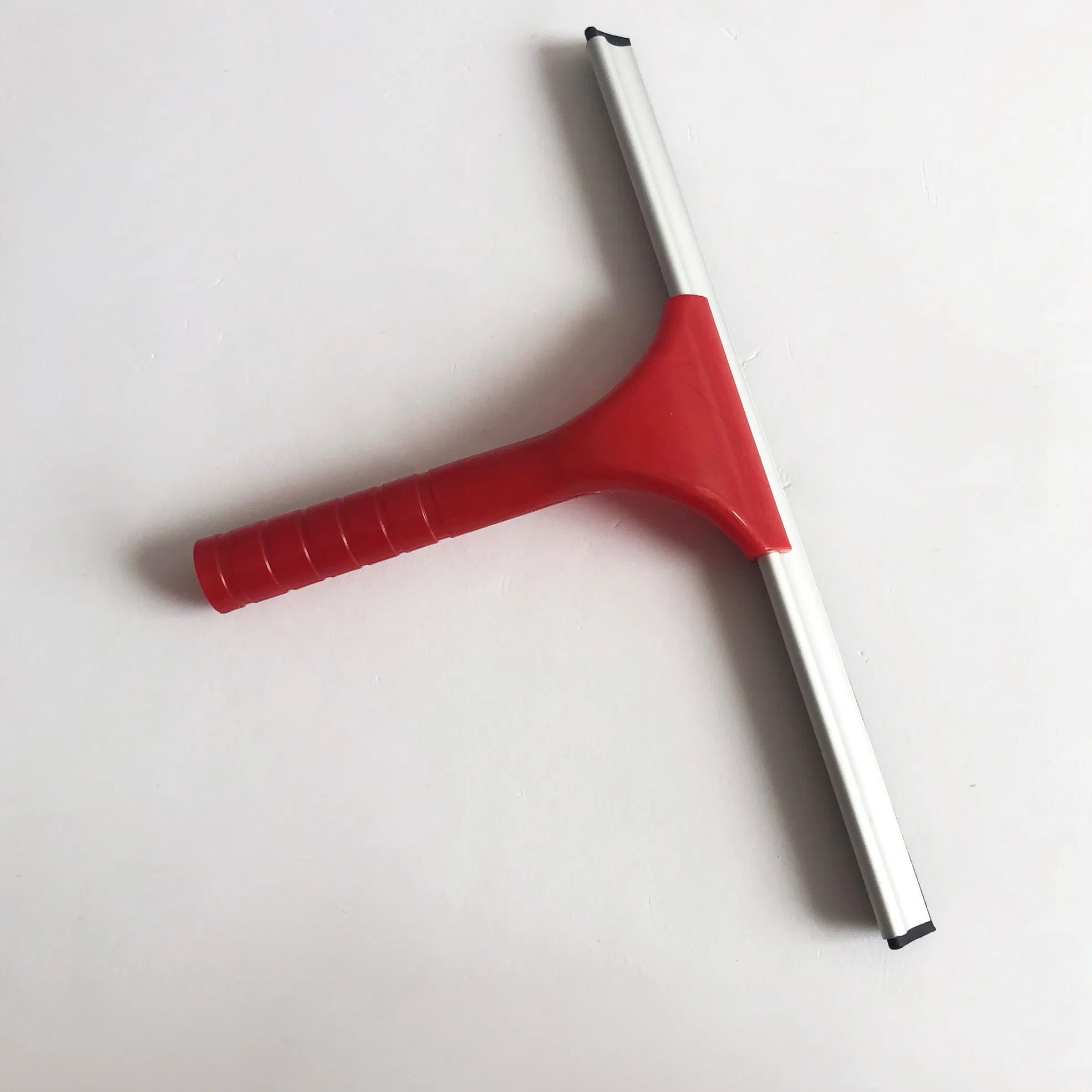 Squeegee Wiper with Rybber Blade and PP Handle Aluminum Holder for Windows Glass Mirrors Windshields Tiles Walls Cleaning