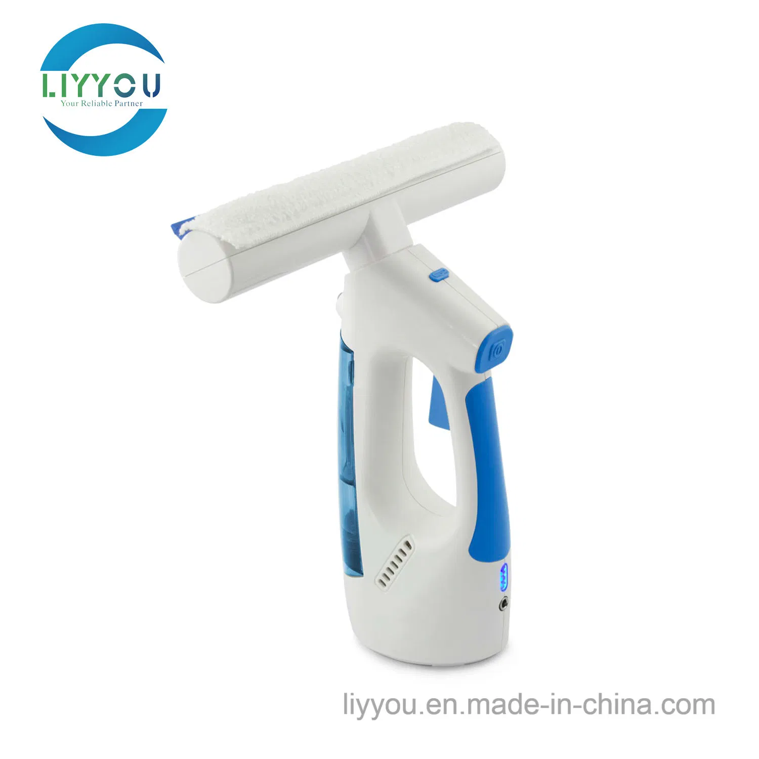 Rechargeable Window Cleaner with Vacuum Squeegee, Sprayer and Microfiber Cloth