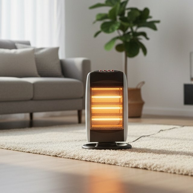 Middle Size Halogen Oscillation Safety Reflector Heater