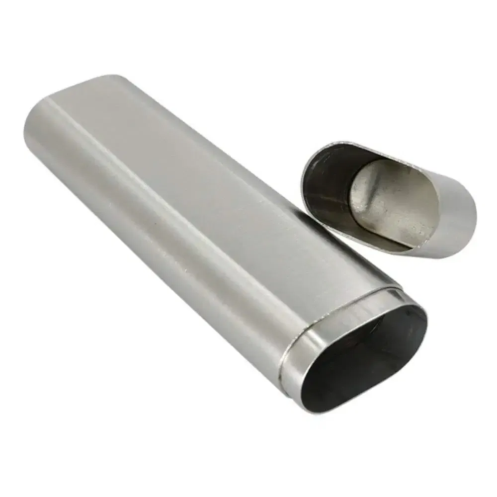 Portable Stainless Steel Tube Holder Cigar Case