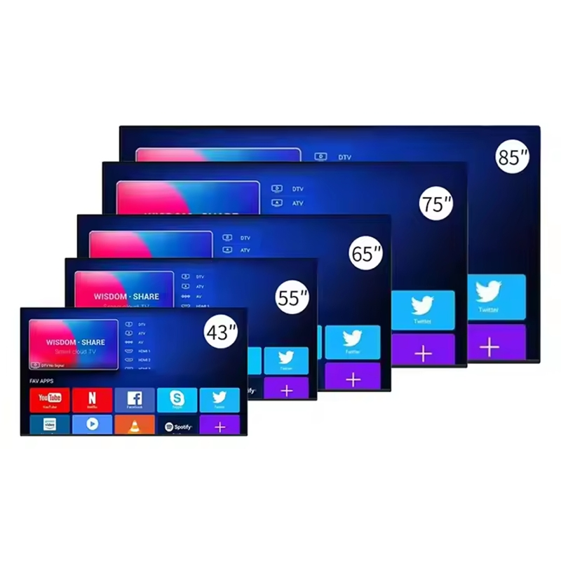 Frameless 2K Smart TV 32 Inch Digital LED TV Television with Android